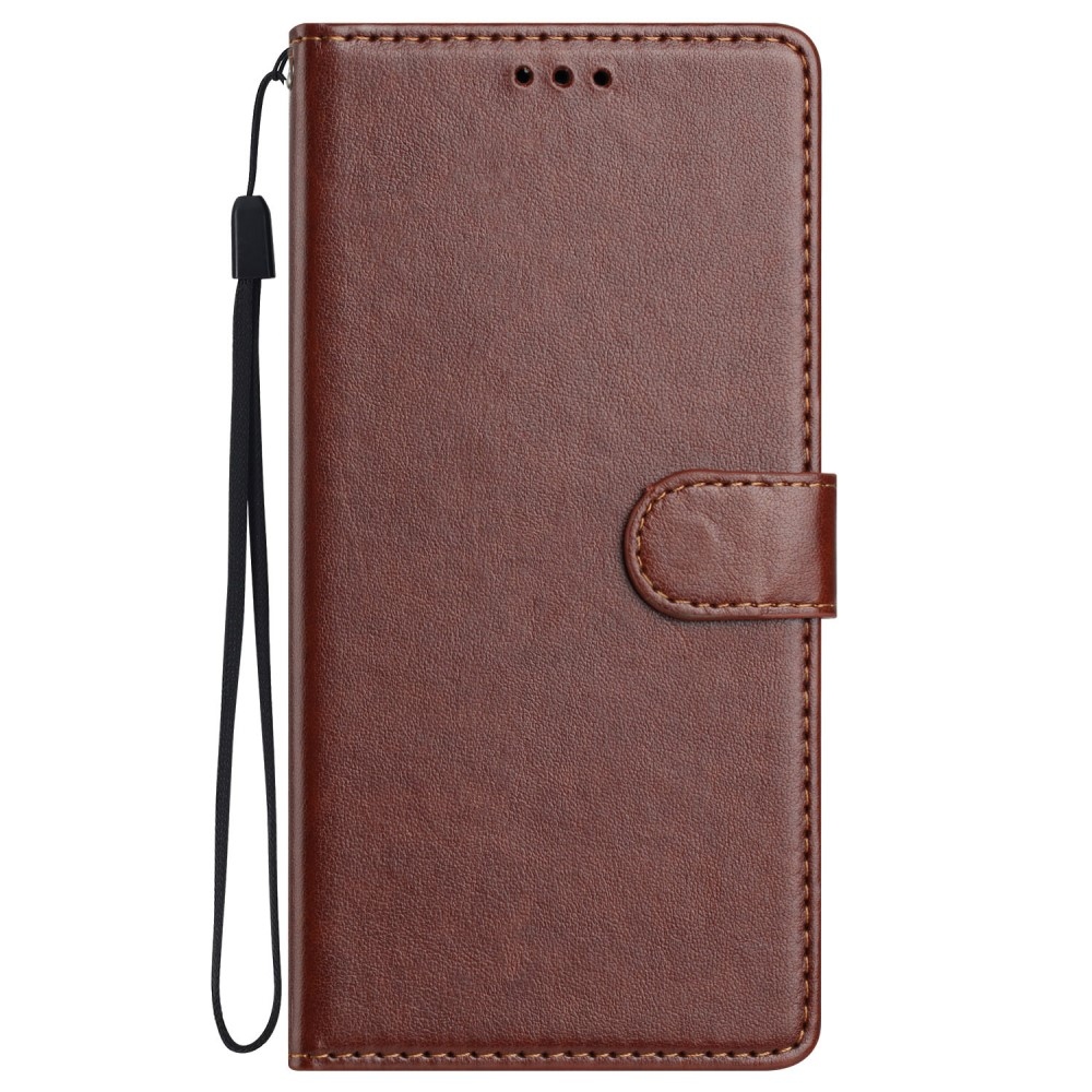Könyvtáska Samsung Galaxy S25 Edge készülékhez - barna