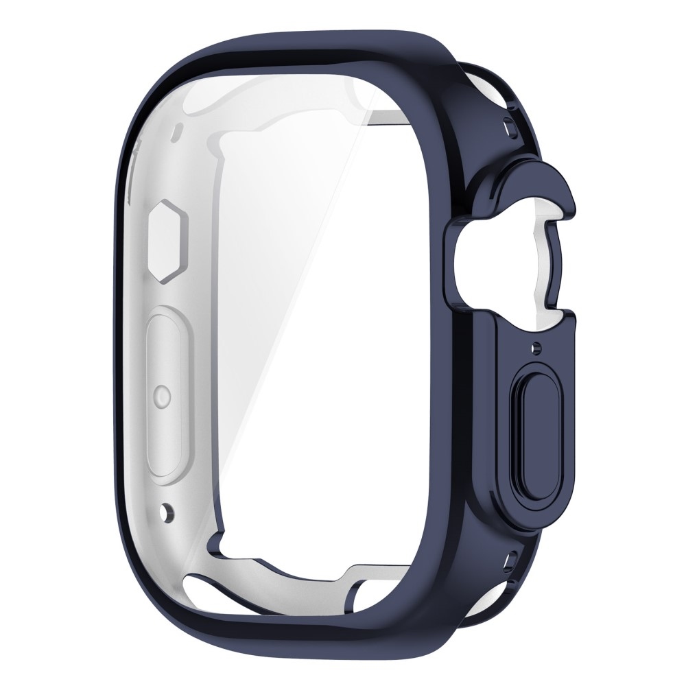 Puha, pattintható zselés védőtok Apple Watch Ultra/Ultra 2 49 mm-es órához - sötétkék