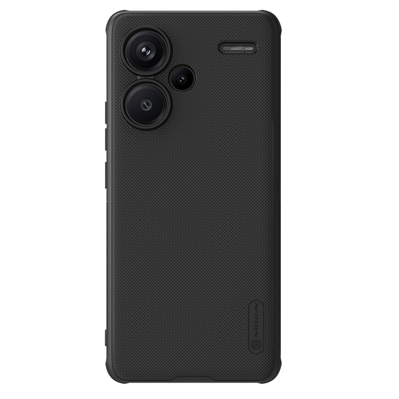 Nillkin Super Frosted PRO mágneses hátlap Xiaomi Redmi Note 13 Pro+ 5G Fekete fekete