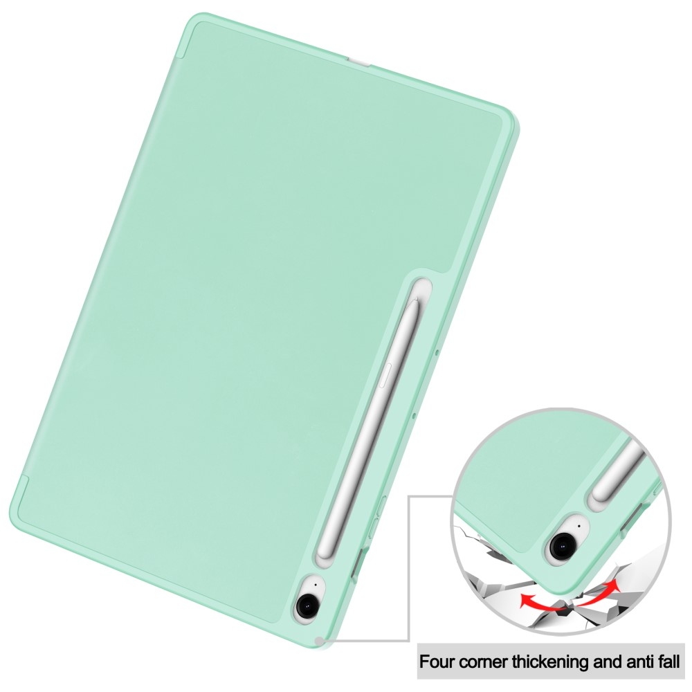 Cases intelligens záró tok Samsung Galaxy Tab S10 FE+ - világoszöld