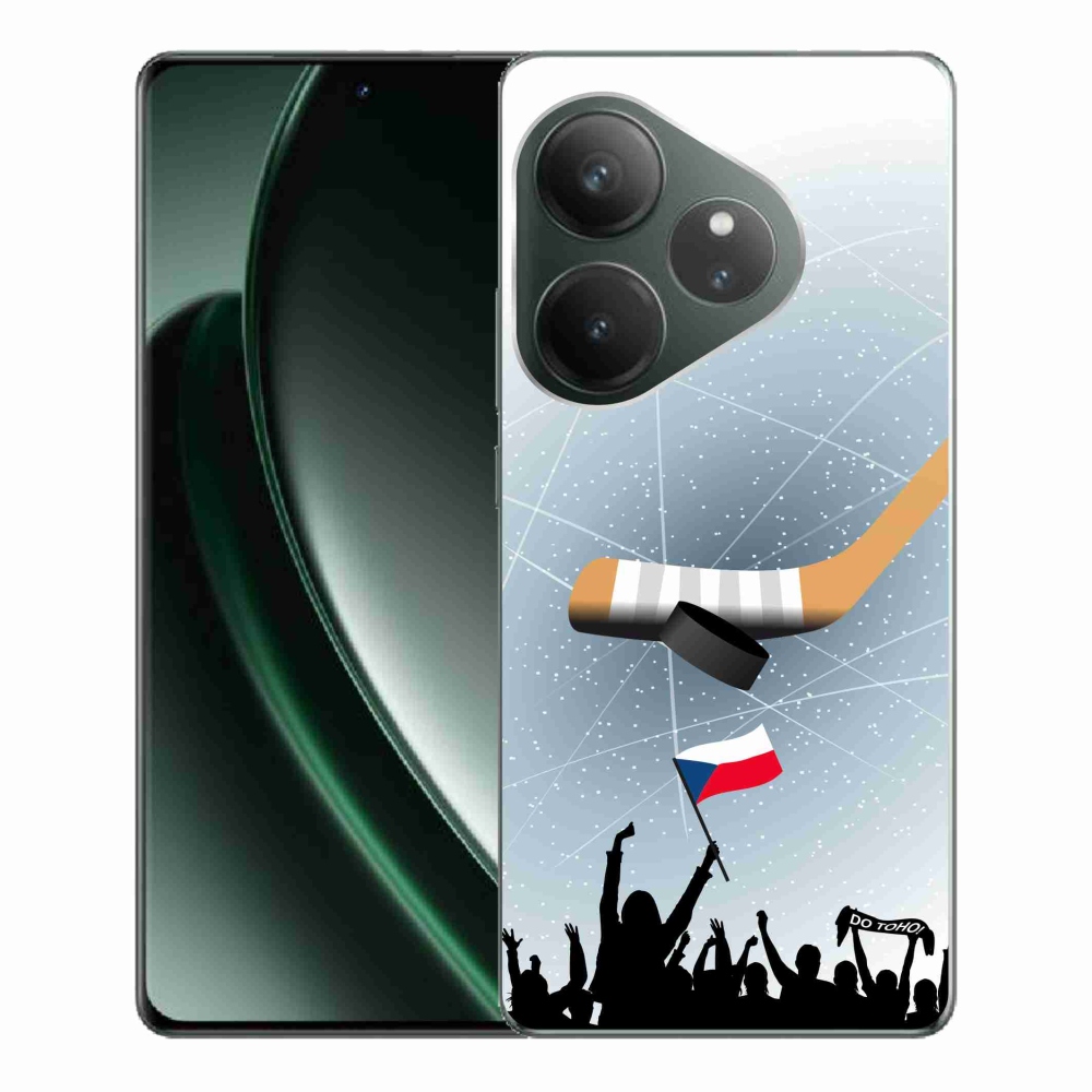 Gél borítás mmCase a Realme GT 6 5G/GT 6T 5G számára - hoki szurkolóknak