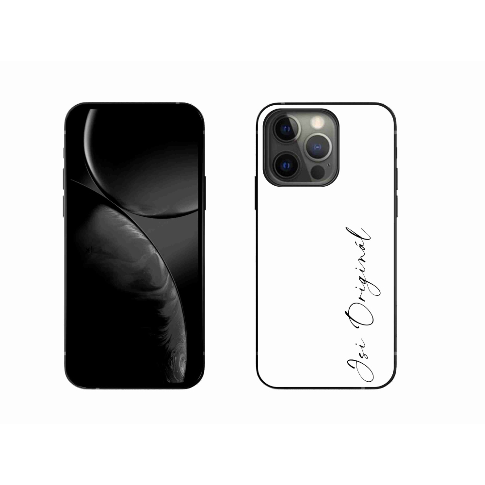 Gél borító mmCase iPhone 13 Pro 6.1 - te vagy az eredeti fehér háttér