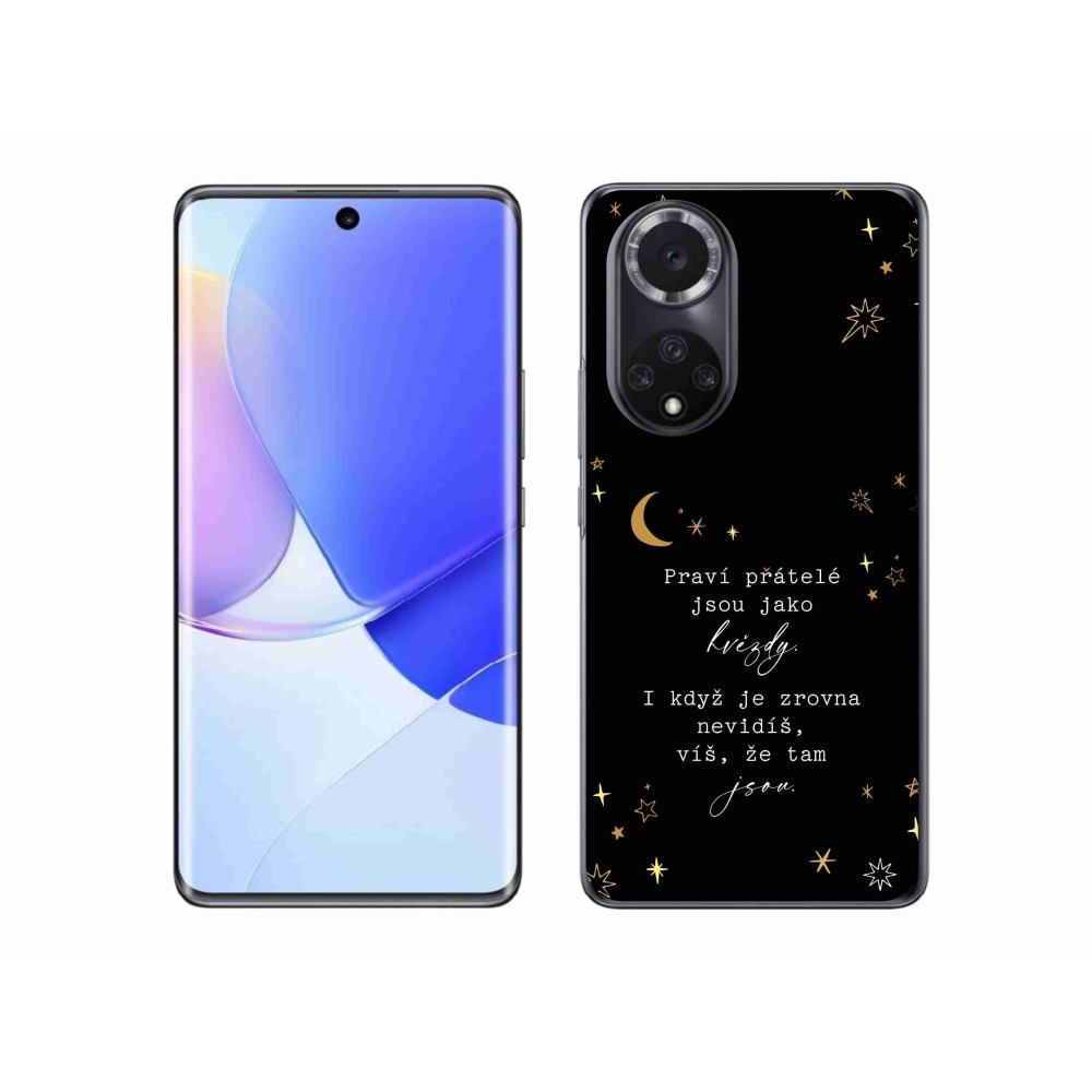 Gél borítás mmCase a Huawei Nova 9 - idézet 6 fekete háttérrel
