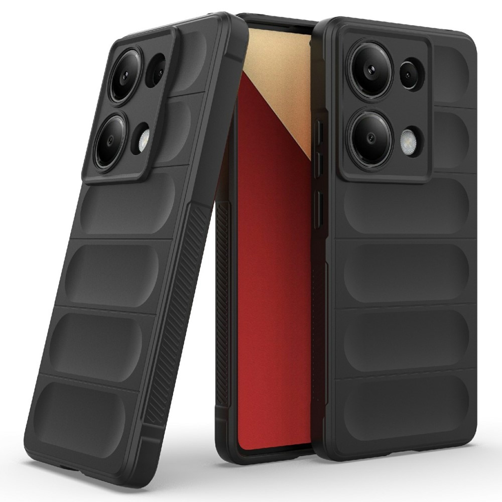 Rugg tartós zselés tok Xiaomi Redmi Note 14S-hez - fekete