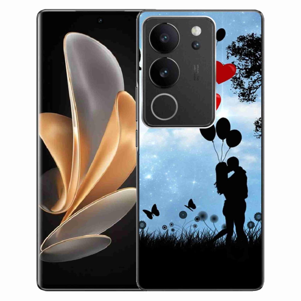 Gél tok mmCase a Vivo V29 5G számára - szerelmes pár