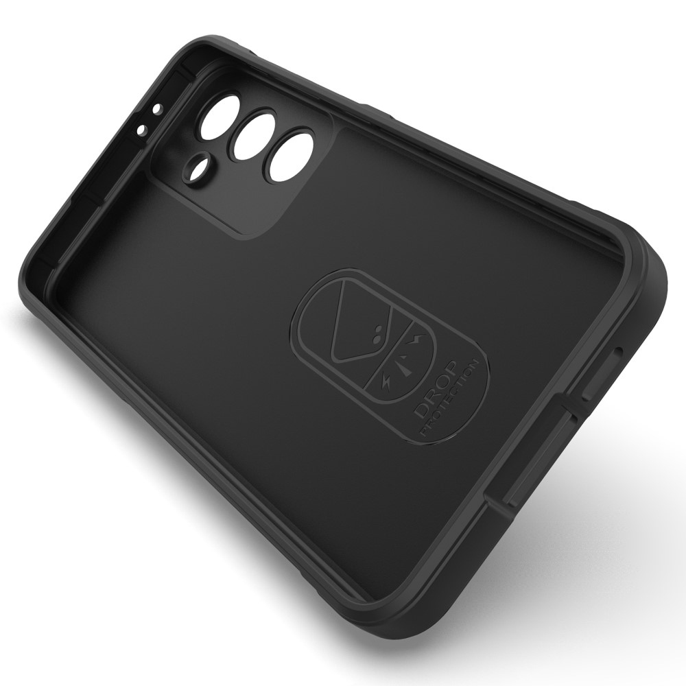 Rugg tartós zselés tok Samsung Galaxy S24 FE készülékhez - fekete