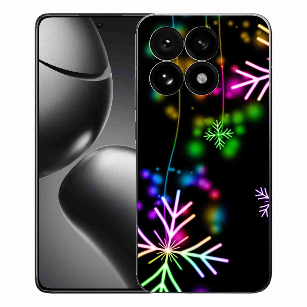 Gél borítás mmCase a Xiaomi 15T-hez - színes pelyhekkel