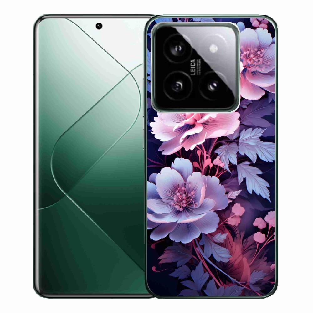 Gél borítás mmCase a Xiaomi 14 Pro számára - virágok 11