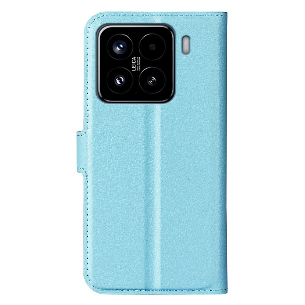 Litchi könyv tok a Xiaomi 15-öshöz - kék