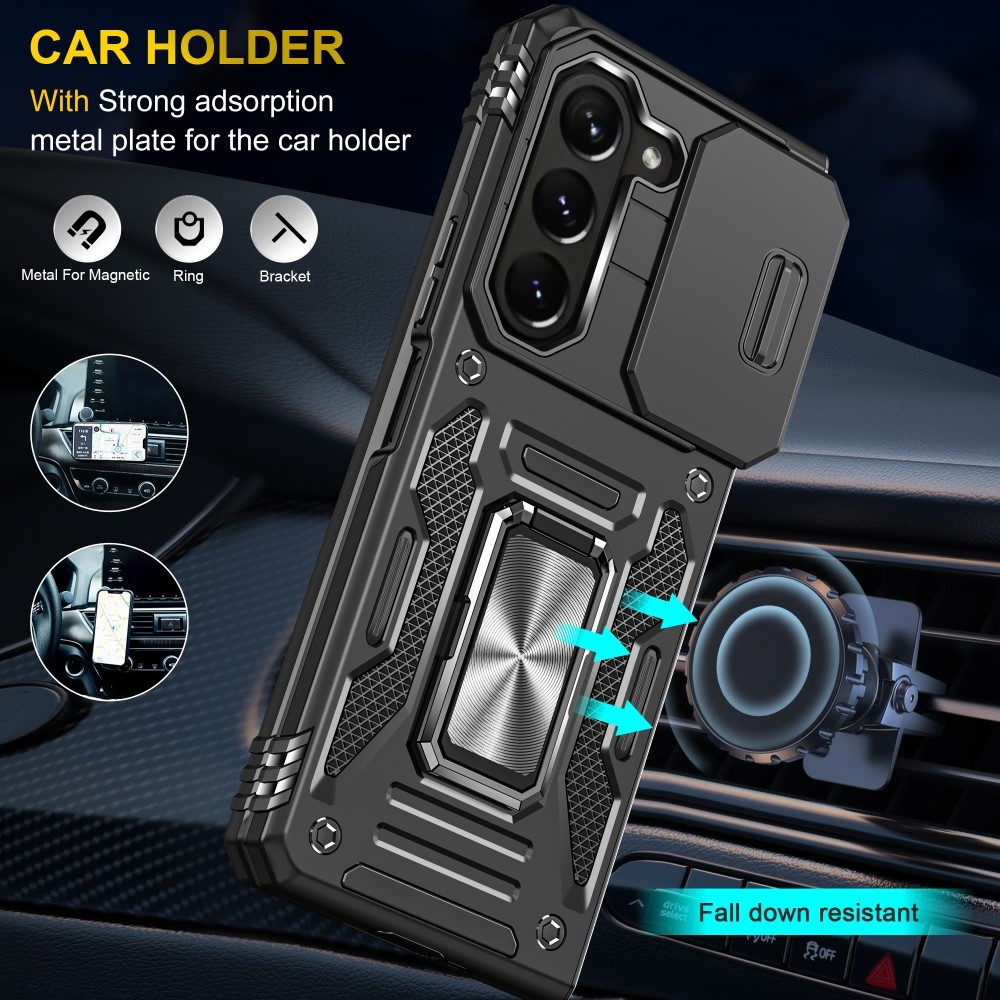 Csúszásálló borító Samsung Galaxy Z Fold6 5G készülékhez - fekete