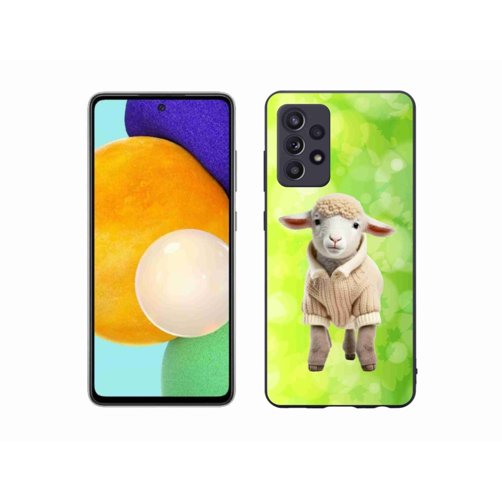 Zselés borítás mmCase Samsung Galaxy A52s 5G - bárány pulóverben
