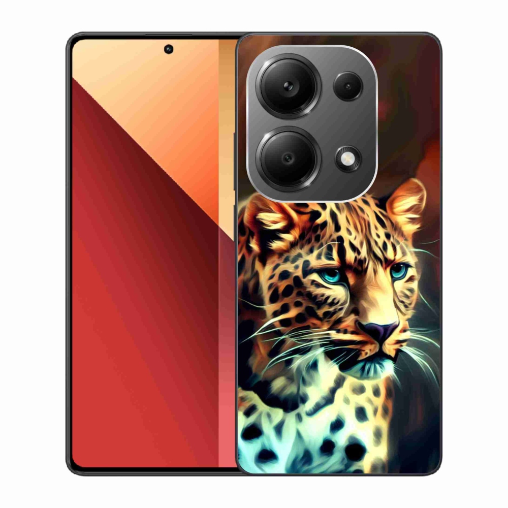 Zselés borítás mmCase a Xiaomi Redmi Note 13 Pro 4G/Poco M6 Pro - leopárd