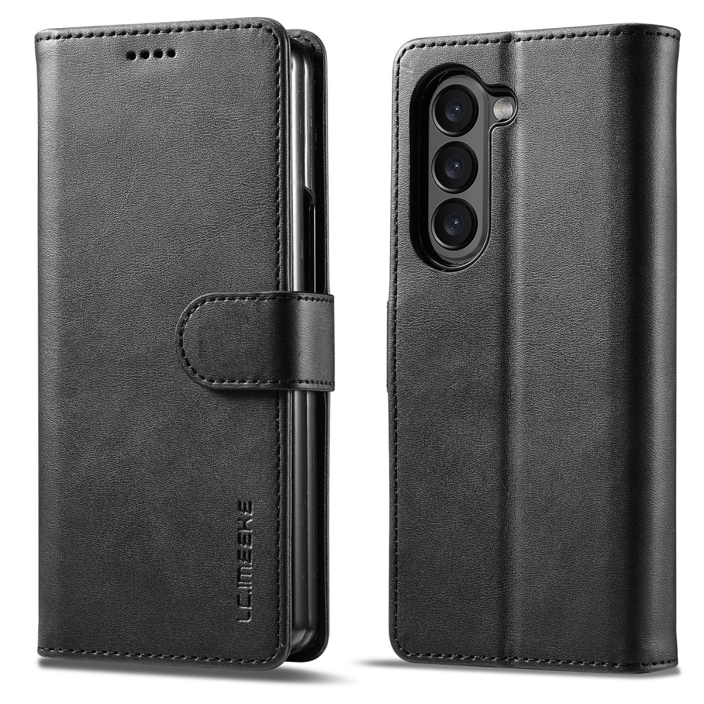 Imeeke könyvtáska Samsung Galaxy Z Fold5 5G - fekete