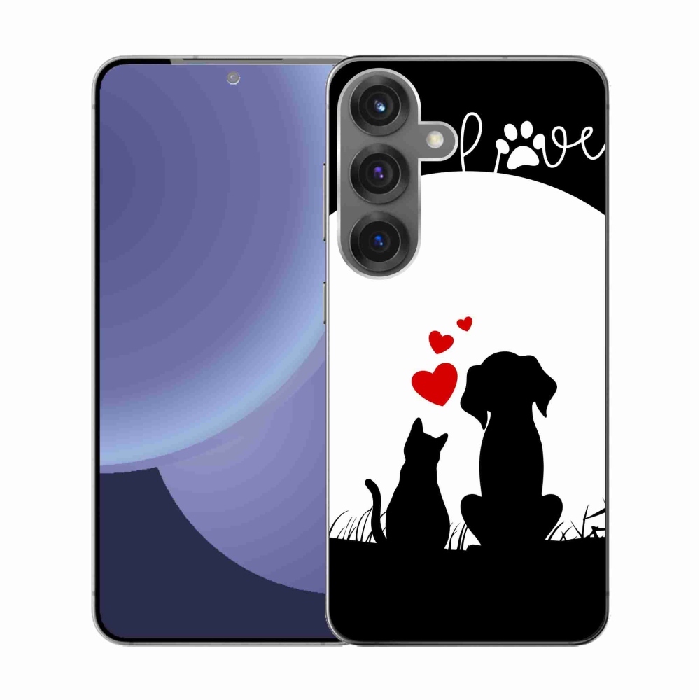 Gél borítás mmCase Samsung Galaxy S25 készülékhez - állatszerelem