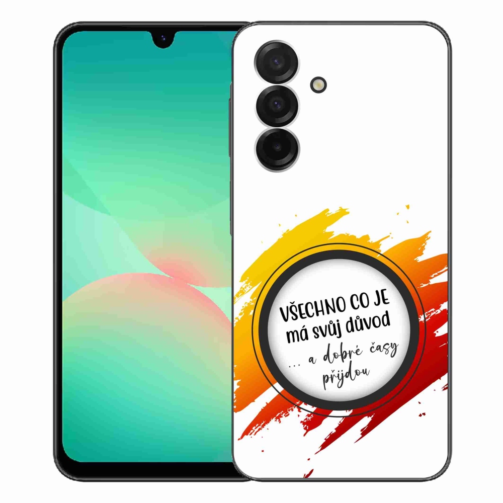 Gél borítás mmCase Samsung Galaxy A26 5G - idézet 3 fehér háttér