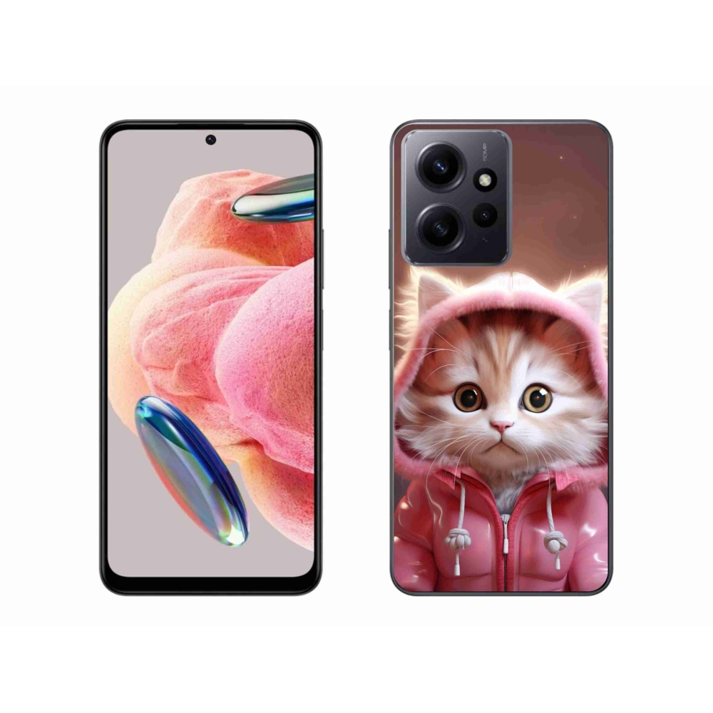 Gél borítás mmCase a Xiaomi Redmi Note 12 4G-hez - aranyos cica 3