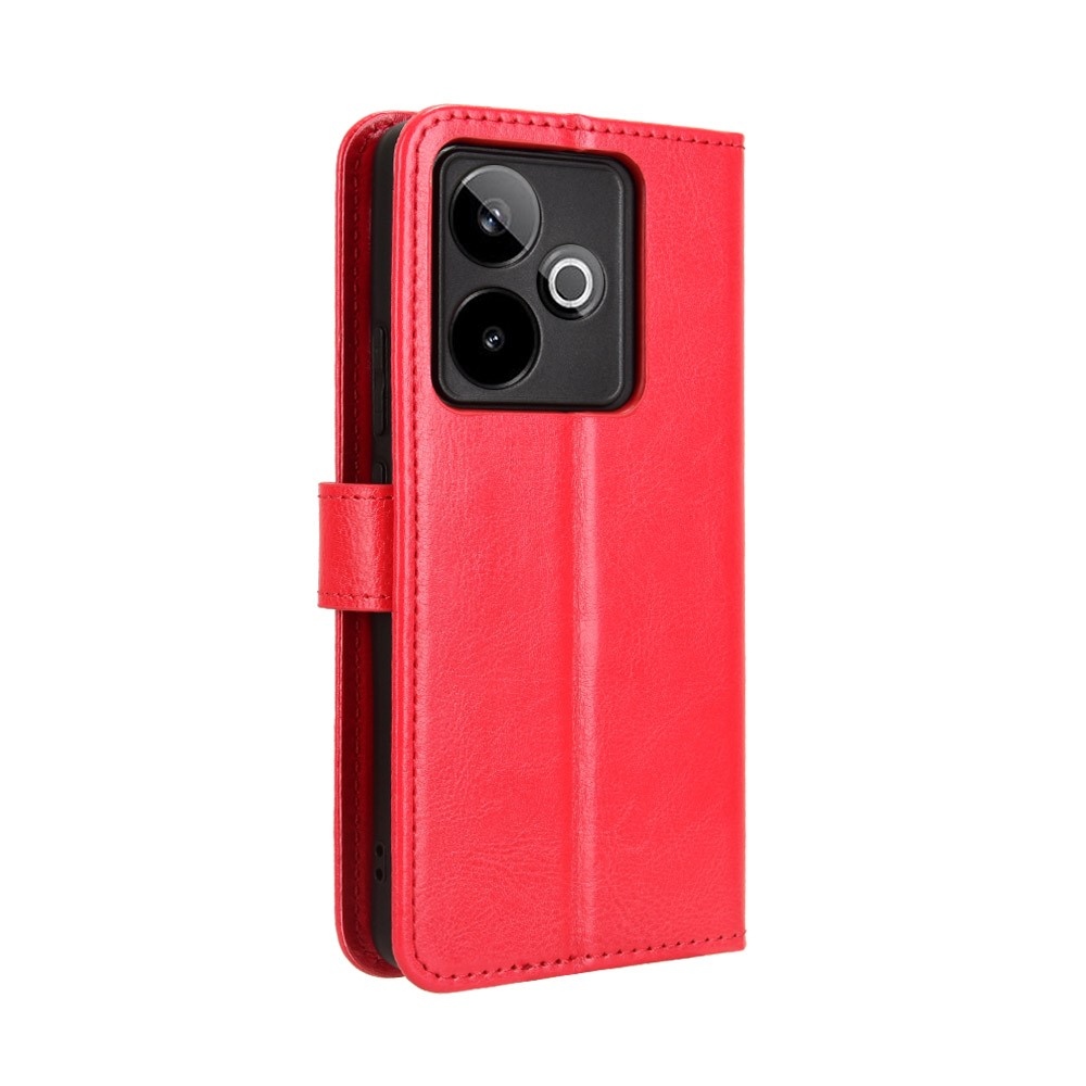Őrült könyvtáska a Realme GT 7 5G számára - piros