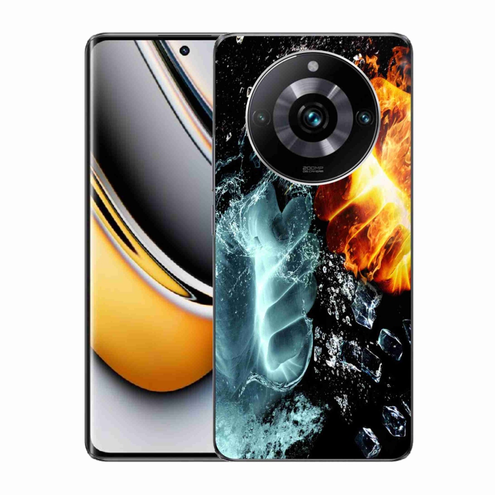 Zselés borítás mmCase a Realme 11 Pro/11 Pro+ készülékhez - víz és tűz