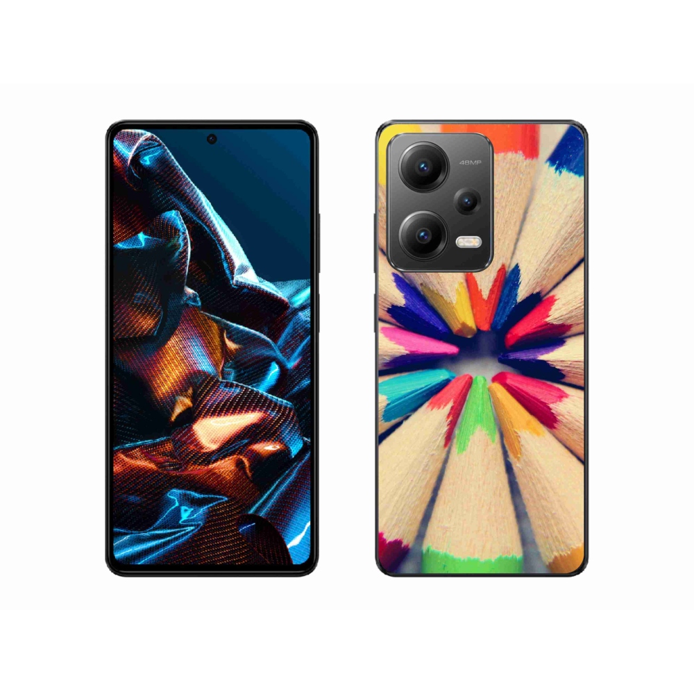Gél borítás mmCase a Xiaomi Redmi Note 12 Pro 5G-hez - zsírkréták