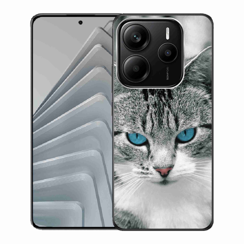 Gél borítás mmCase a Xiaomi Redmi Note 14 5G számára - cat view 1