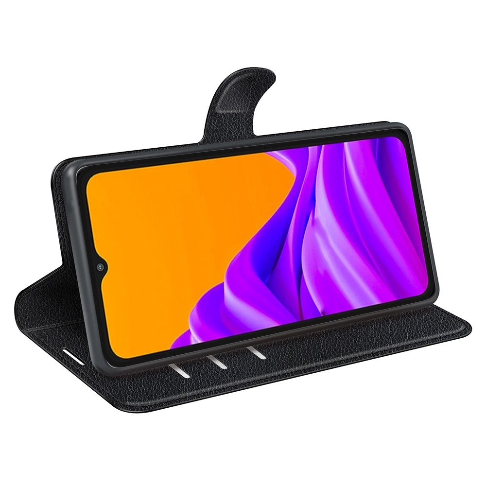 Litchi könyv tok Samsung Galaxy Xcover 7 Pro készülékhez - fekete