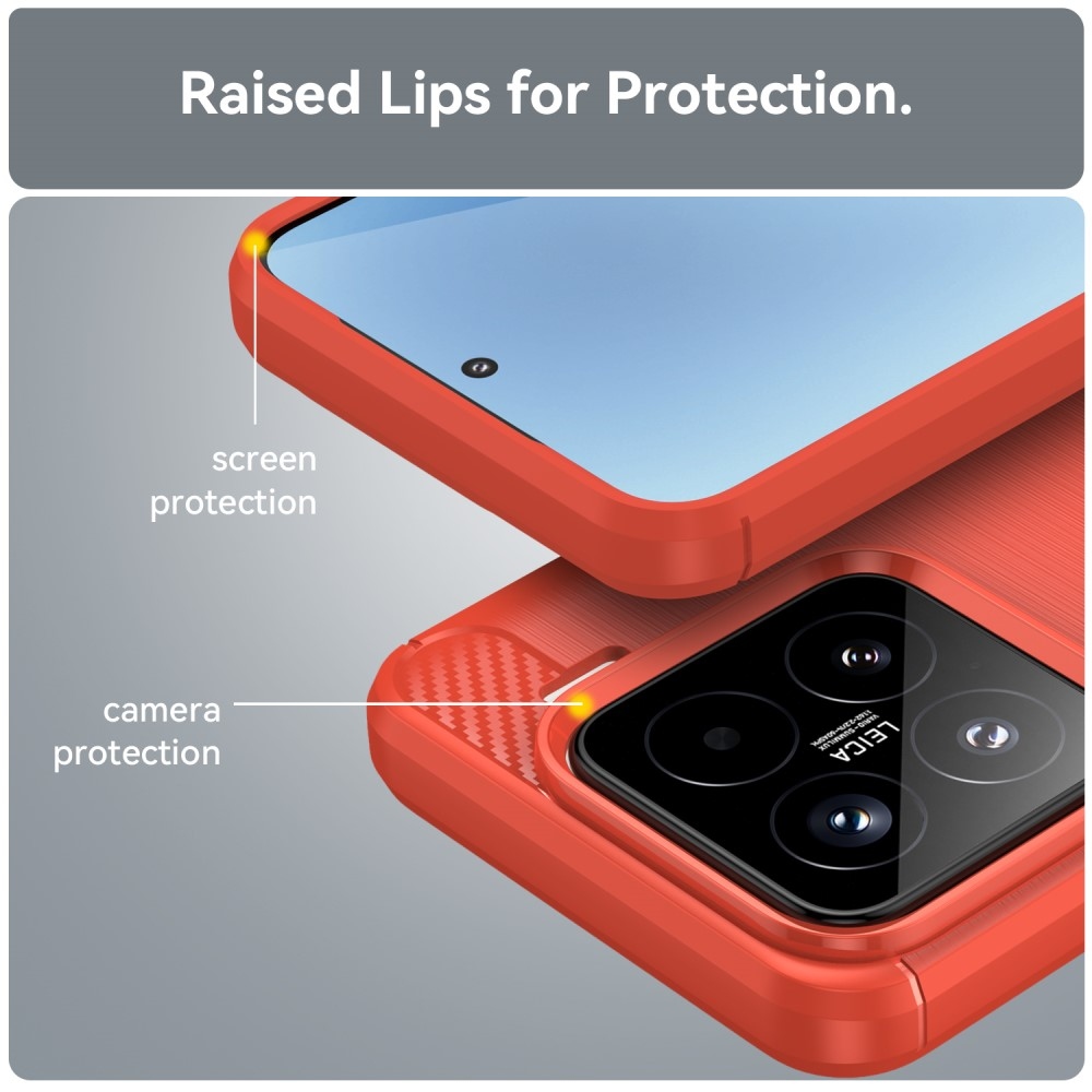 Szénálló zselés tok Xiaomi 15 - piros