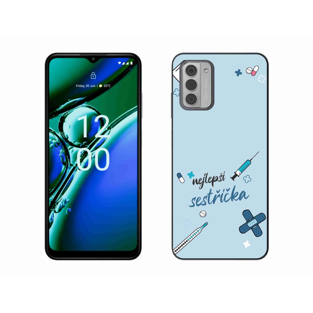 Gélborítás mmCase a Nokia G42-n - a legjobb kishúg kék háttere