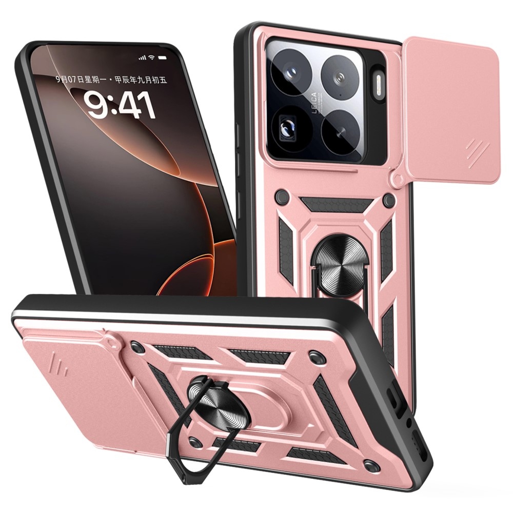 Tartós csúszásálló borító Xiaomi 15 Pro - rózsaarany