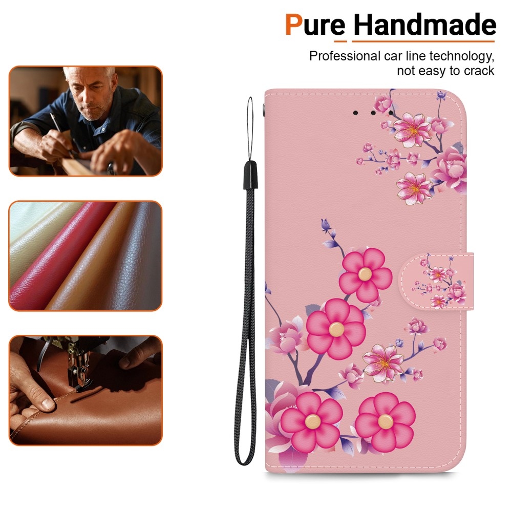 Nyomtatókönyv tok a Xiaomi Redmi Note 14 5G-hez - sakura