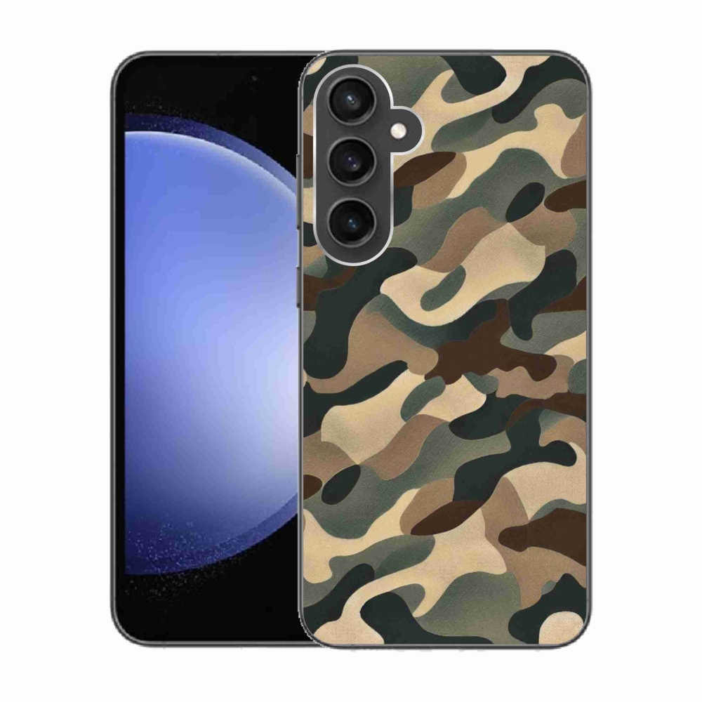 Zselés borítás mmCase Samsung Galaxy S23 FE készülékhez - terepszínű minta 11
