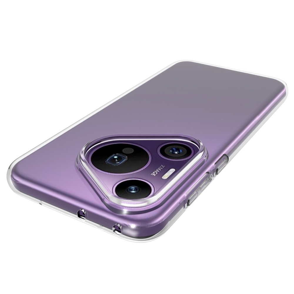Átlátszó zselés tok a Huawei Pura 70 Pro készülékhez - átlátszó