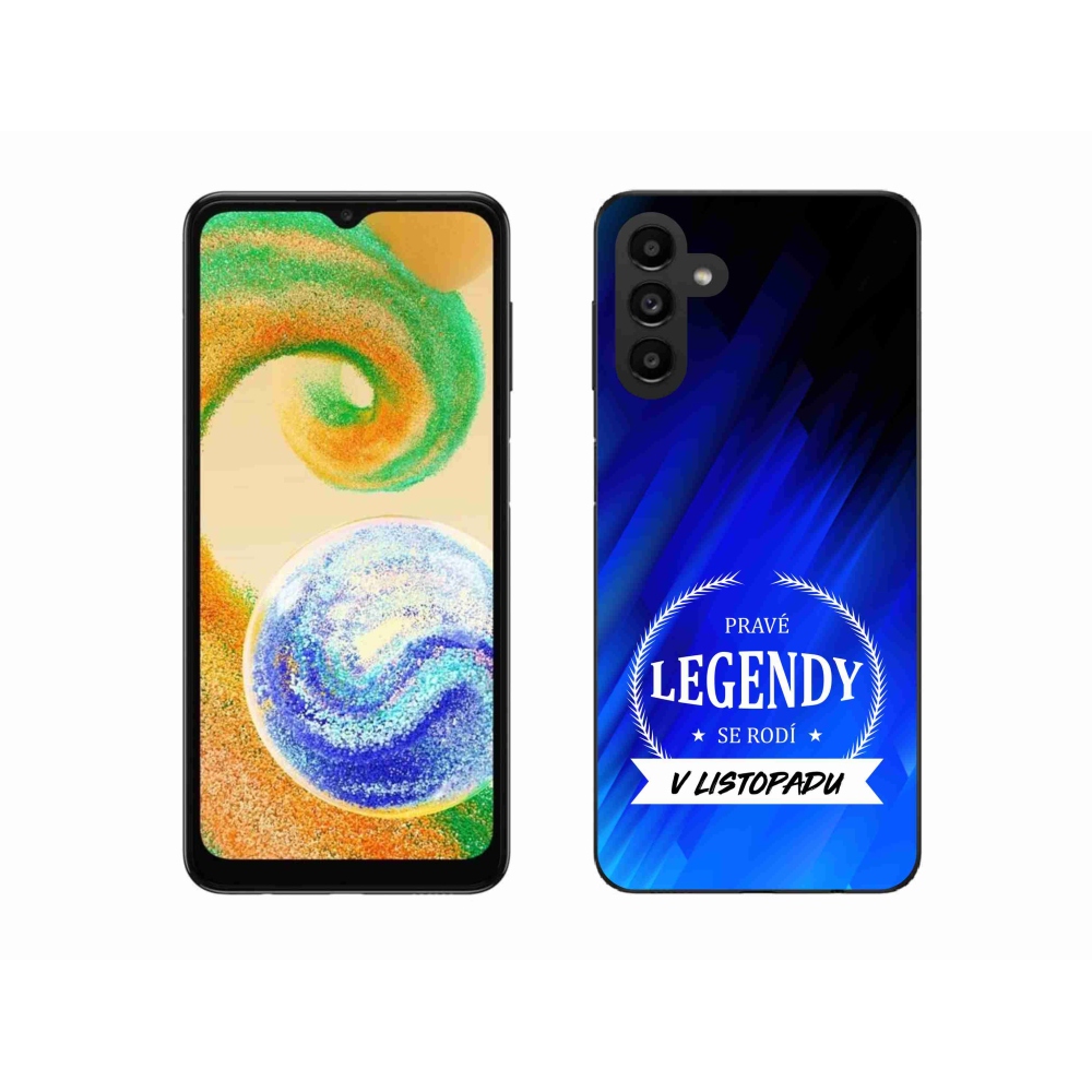 Gél borító mmCase Samsung Galaxy A04s (164.7x76.7x9.1mm) - Legendák novemberi kék háttérrel