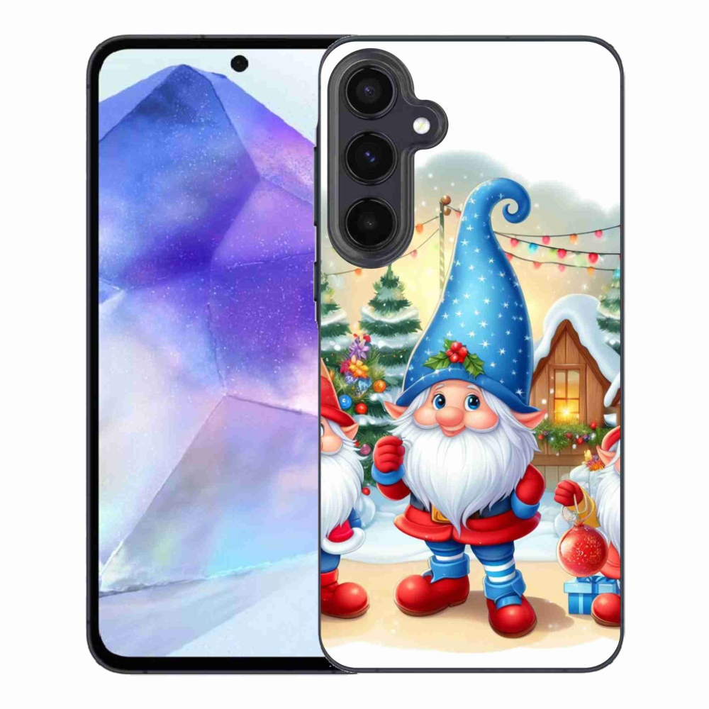 Gél borítás mmCase Samsung Galaxy A55 5G - Karácsonyi manók