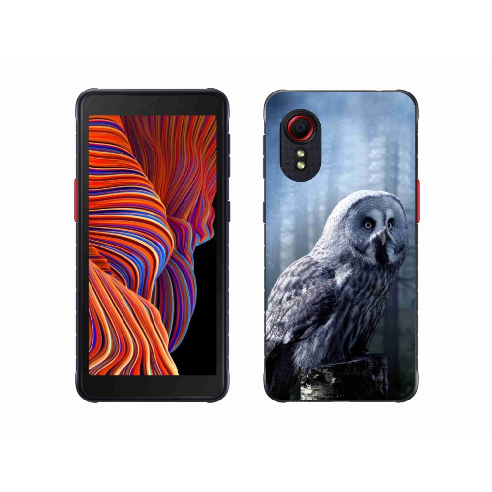 Zselés borítás mmCase Samsung Galaxy Xcover 5 készülékhez - bagoly