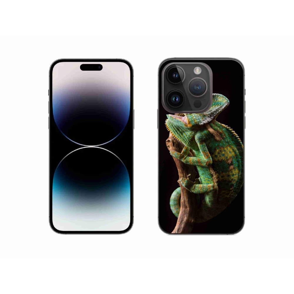 Zselés borítás mmCase iPhone 14 Pro készülékhez - kaméleon