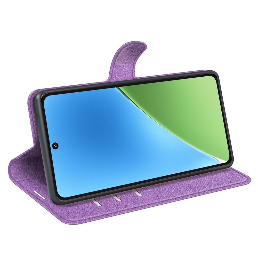 Litchi könyv tok a Xiaomi 15-öshöz - lila
