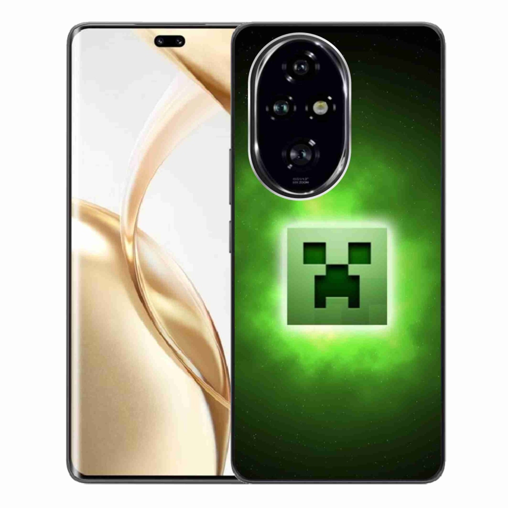 Zselés borítás mmCase a Honor 200 Pro 5G készülékhez - minecraft