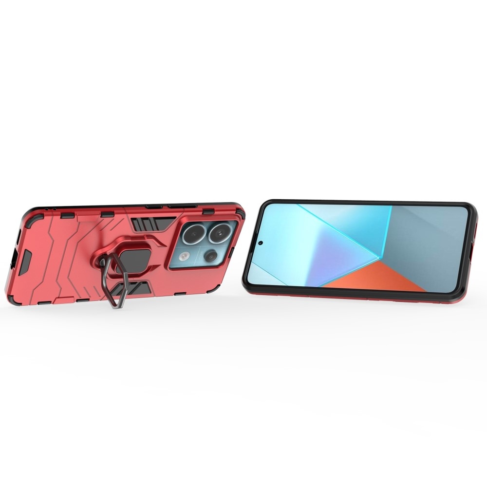 Guardy tartós borító a Xiaomi Redmi Note 13 Pro 5G/Poco X6 5G számára - piros
