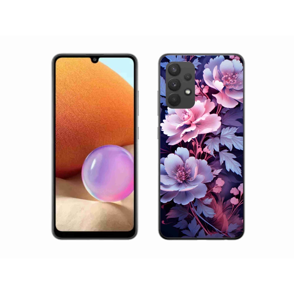 Gél borítás mmCase Samsung Galaxy A32 4G - virágok 11