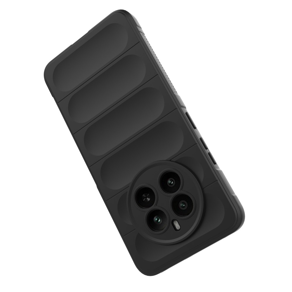 Rugg tartós zselés tok a Realme 12+ 5G készülékhez - fekete