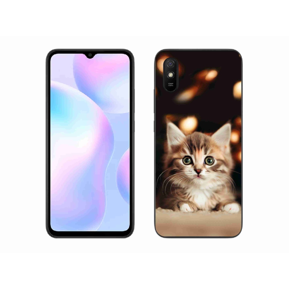 Gél borítás mmCase a Xiaomi Redmi 9A számára - aranyos cica 2