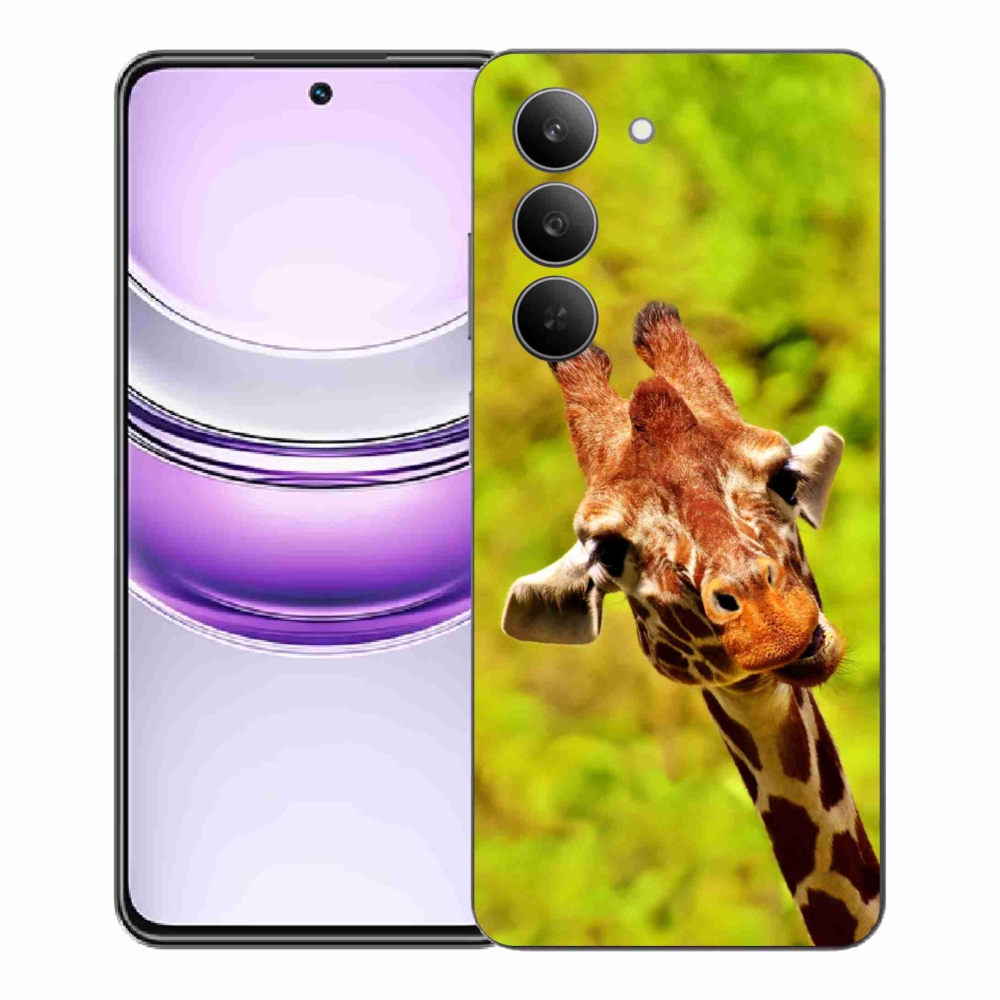 Zselés borítás mmCase a Realme 14x 5G készülékhez - zsiráf