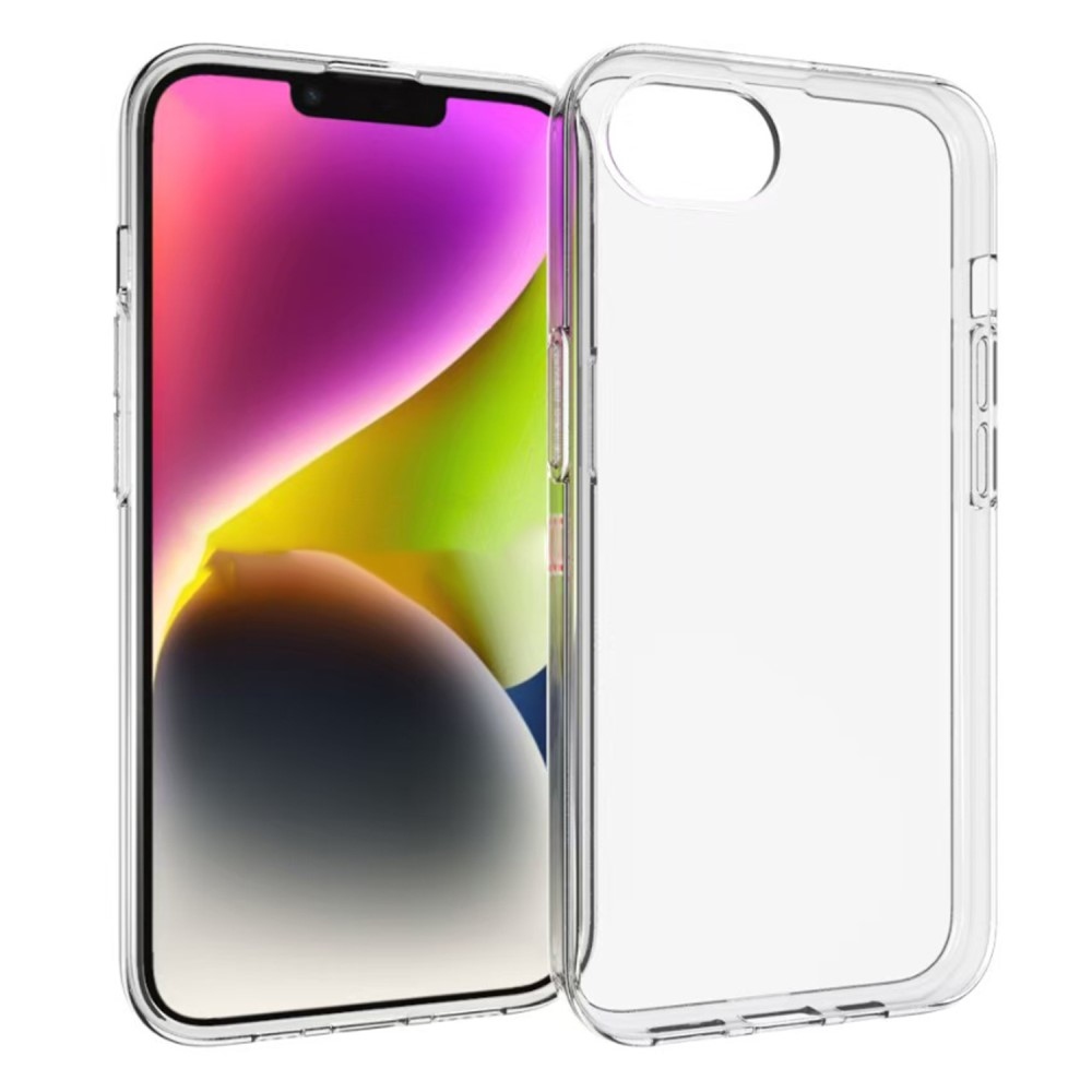 Átlátszó zselés tok iPhone 16e készülékhez - átlátszó