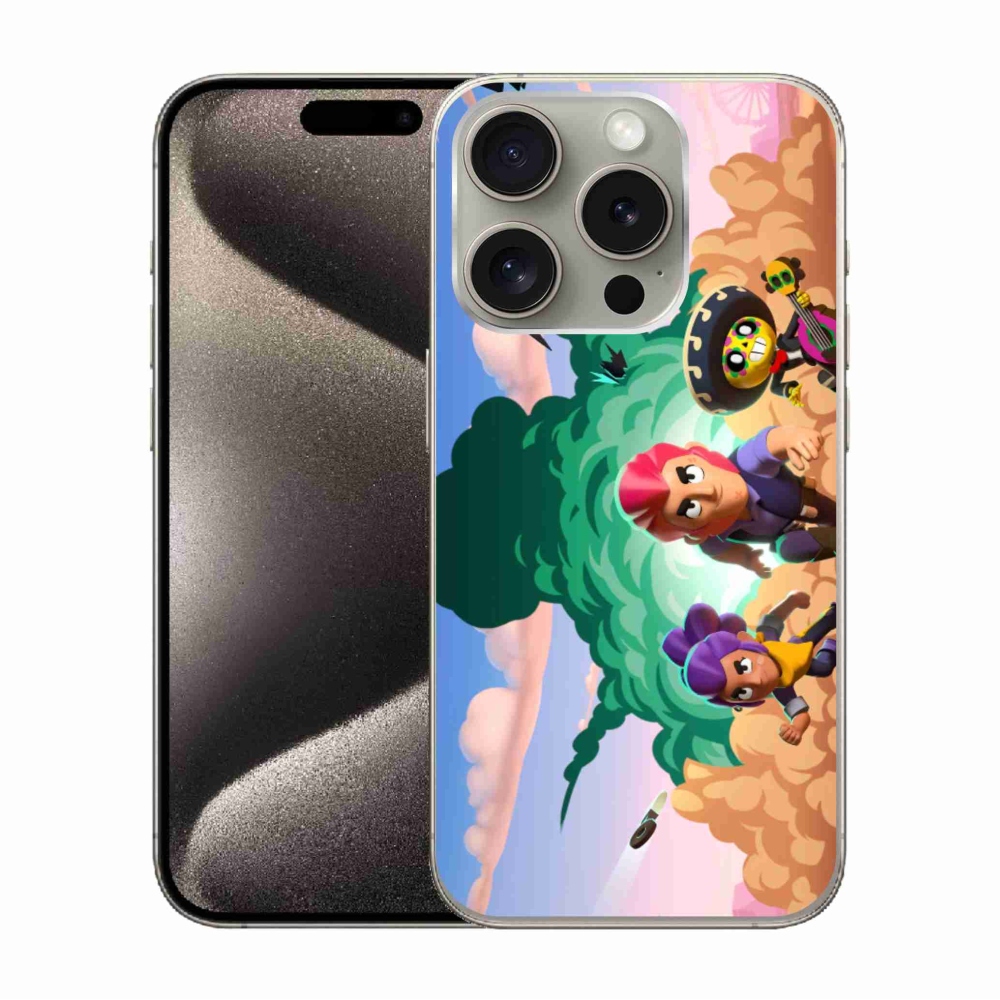 Gél borítás mmCase iPhone 15 Pro készülékhez - bravúros csillagok