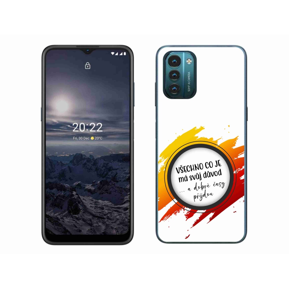 Zselés borítás mmCase a Nokia G11/G21 készülékhez - idézem 3 fehér háttér