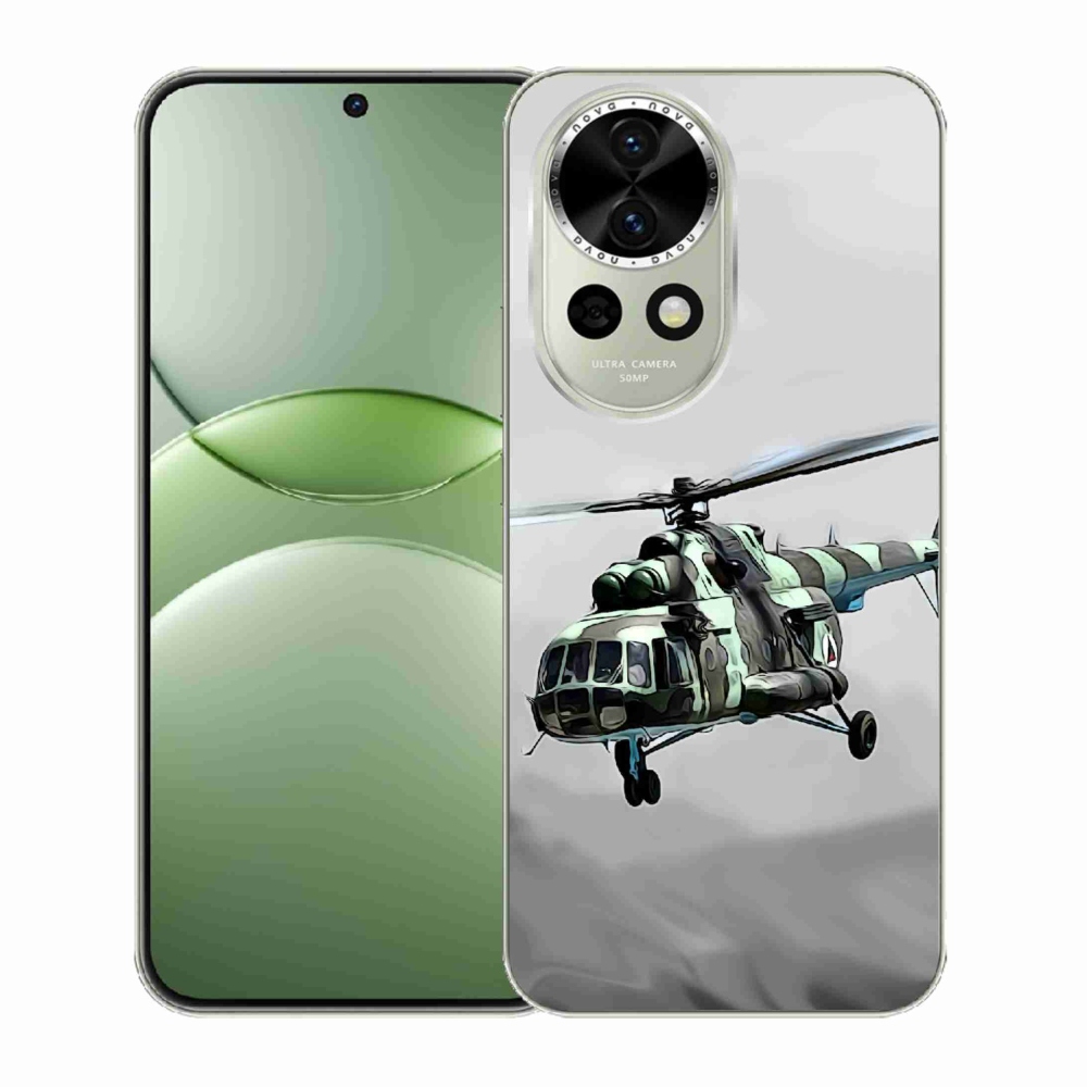 Zselés borítás mmCase a Huawei Nova 13 5G-n - katonai helikopter