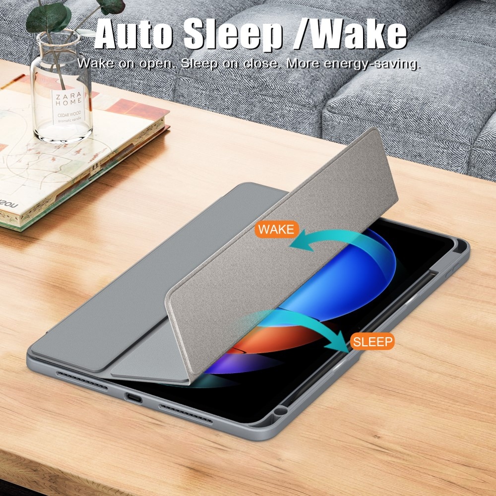 Ügyes záró tok Xiaomi Pad 6S Pro táblagéphez - szürke