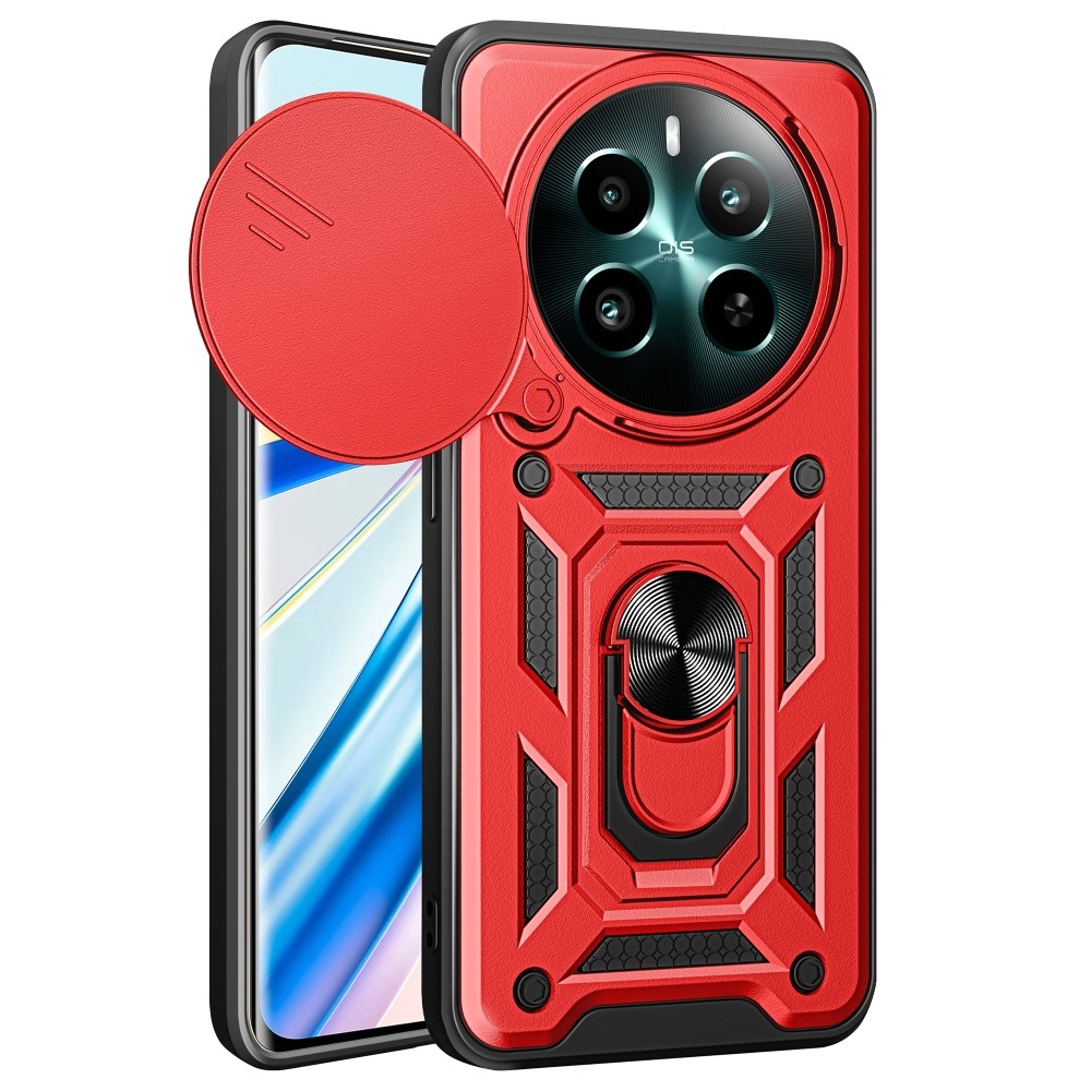 Csúszásálló borítás a Realme 12+ 5G készülékhez - piros