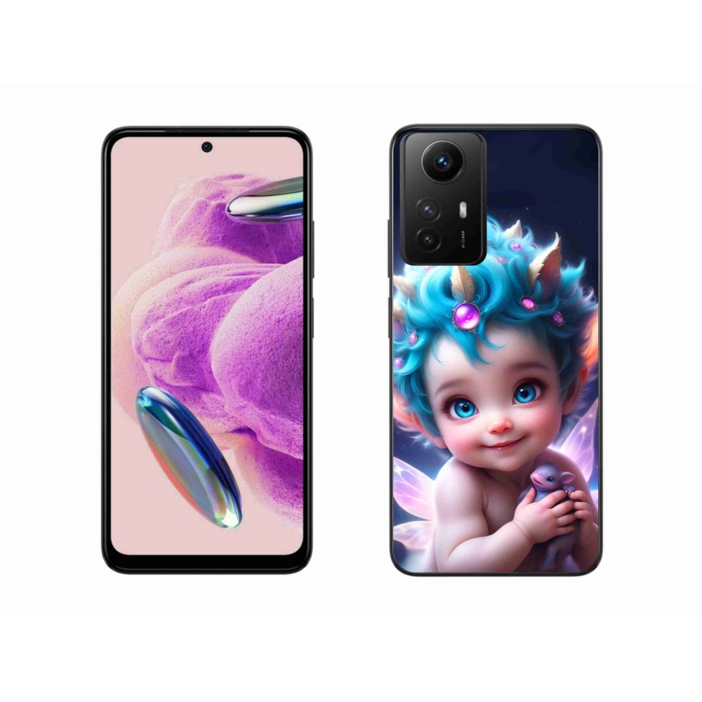 Gél borítás mmCase a Xiaomi Redmi Note 12S-hez - baba pillangószárnyakkal