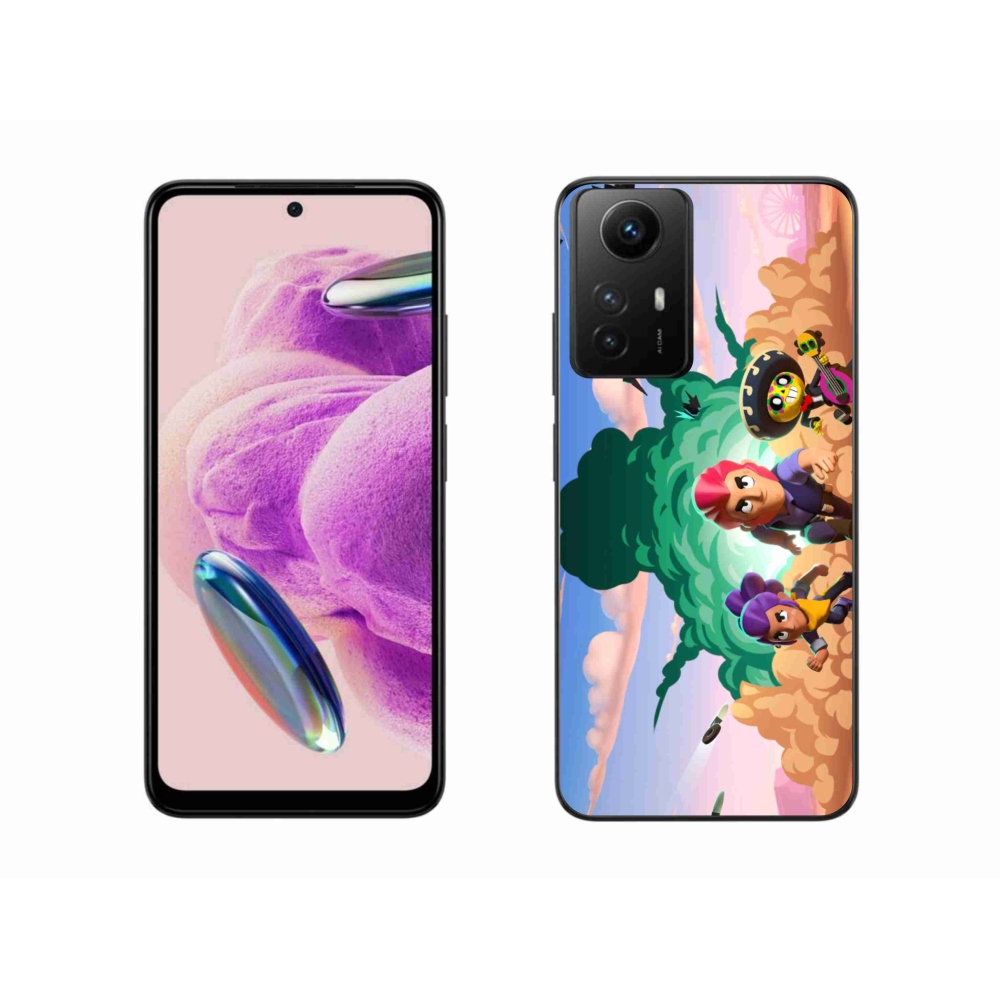 Gél borítás mmCase a Xiaomi Redmi Note 12S-hez - verekedés csillagok